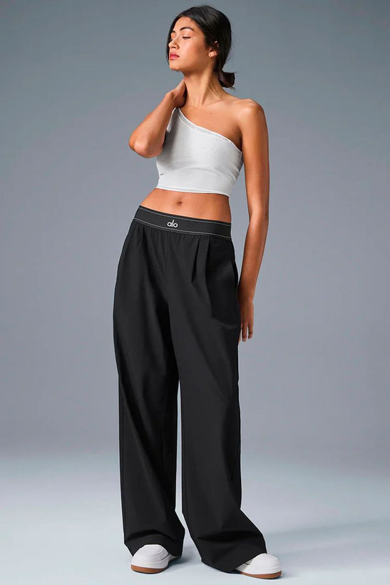 شلوار زنانه لوکس Alo Yoga Suit Up فاق بلند اورجینال | کد W51432R