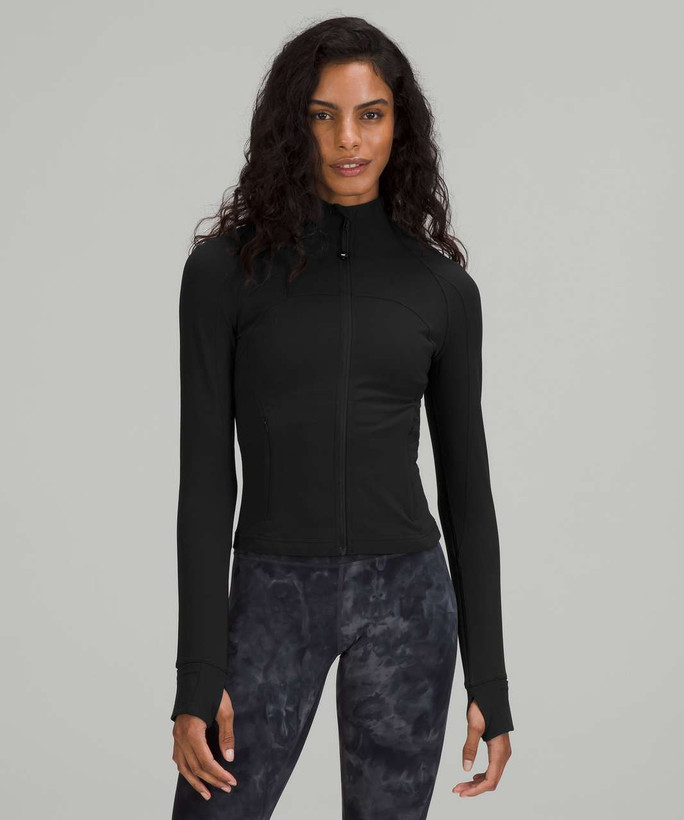 کراپ زیپر زنانه لولولمون Define Cropped Jacket Ribbed Nulu™ | کد LW3FYSS