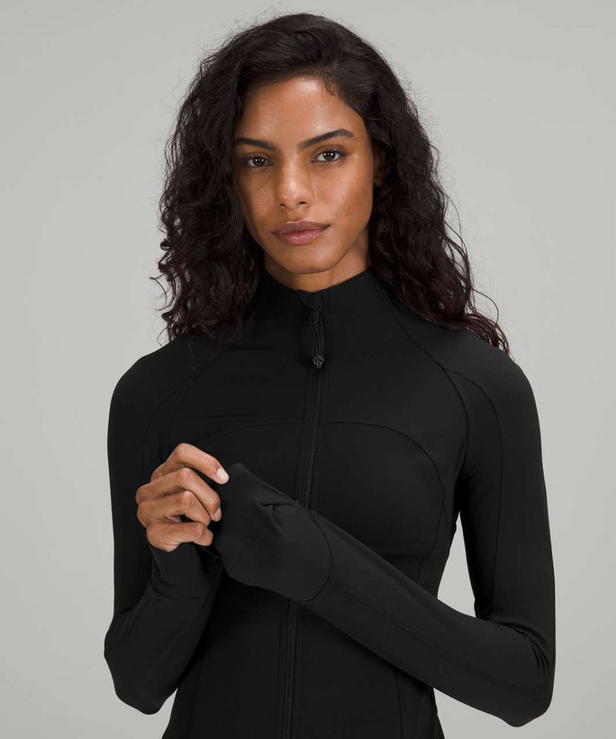 کراپ زیپر زنانه لولولمون Define Cropped Jacket Ribbed Nulu™ | کد LW3FYSS