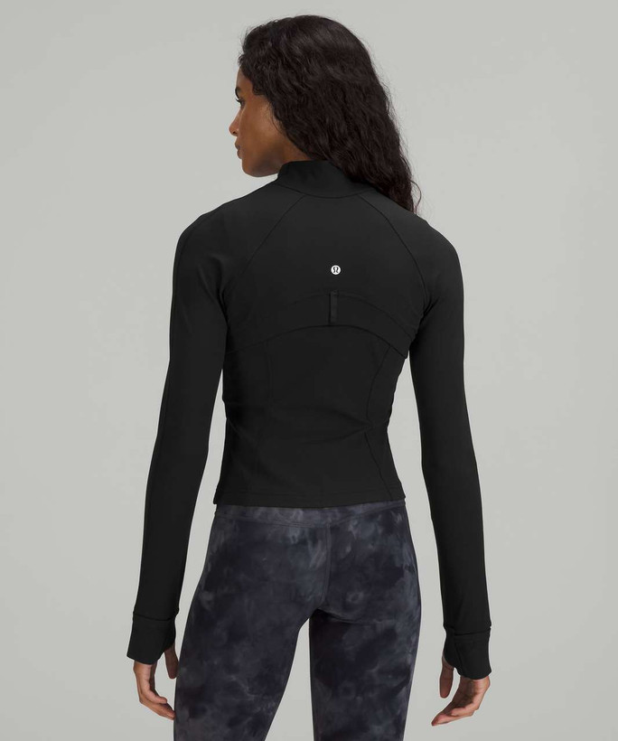 کراپ زیپر زنانه لولولمون Define Cropped Jacket Ribbed Nulu™ | کد LW3FYSS