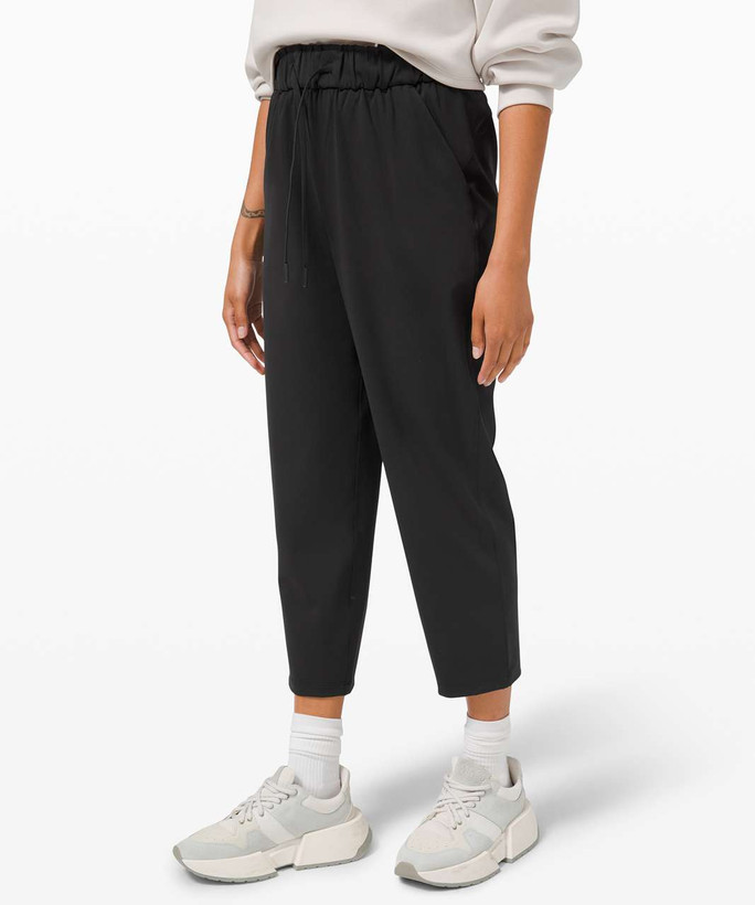 شلوار اورجینال زنانه لولولمون Stretch High-Rise Crop کمربلند ۲۳ اینچ