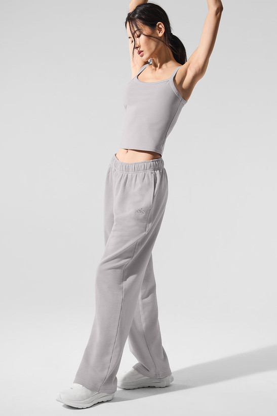 شلوار اسلش یونیسکس ALO Yoga Accolade مدل U5019RG – Grey Sky Wash